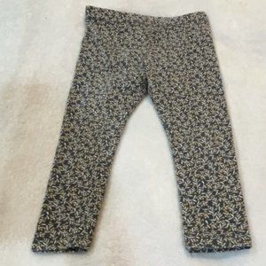 New Soft Leggings with Floral Like Pattern - 12 Months